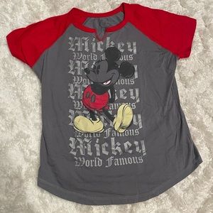 Y2K Disney "World Famous Mickey" Tee  🎸 🐭